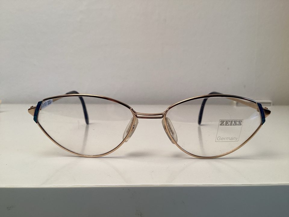 Hochwertige Brille Damenbrille Zeiss Brillenfassung Gestell Gold in Wuppertal