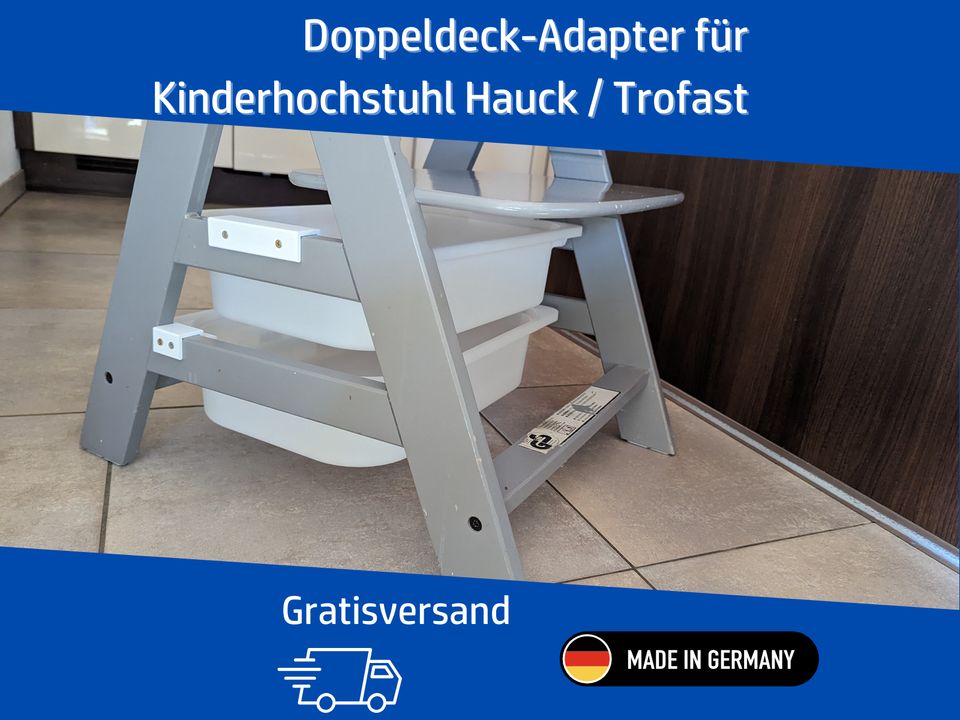 Hauck Adapter für 2 Trofast Boxen | Alpha & Beta in Haselund