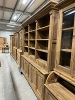 BÜCHERSCHRANK TEAK 240 CM ECHTHOLZ SCHRANK REGAL HOLZ NEU MASSIV Nordrhein-Westfalen - Wermelskirchen Vorschau