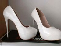 Weiße Plateau High Heels Stiletto 16 cm Nordrhein-Westfalen - Detmold Vorschau