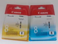 2x Original Tintenpatronen Canon Pixma 13ml  gelb und blau Nordrhein-Westfalen - Blomberg Vorschau