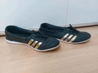 Damen adidas schuhe 38 schwarz gold Stuttgart - Degerloch Vorschau