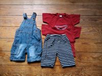 4 tlg Set 80 86 Latzhose T-Shirt Jogger Jeans rot blau Altona - Hamburg Ottensen Vorschau