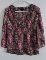 Bluse von MNG, M, rosa mit schönem Muster, wenig getragen Bonn - Beuel Vorschau