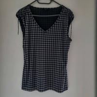 Comma Top Bluse Gr. 40 Chiffon semitransparent nachtblau Bayern - Oberkotzau Vorschau