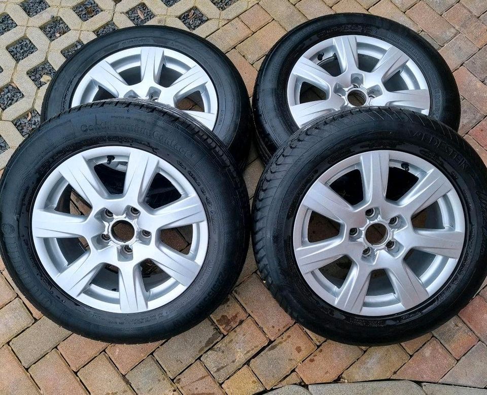 4x Audi Alu Felgen ATS mit Bereifung 225/55/R16 in Hamm (Sieg)