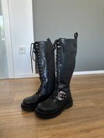 Versace Jeans Couture Schnürstiefel schwarz, Grösse 37 Nordrhein-Westfalen - Haltern am See Vorschau
