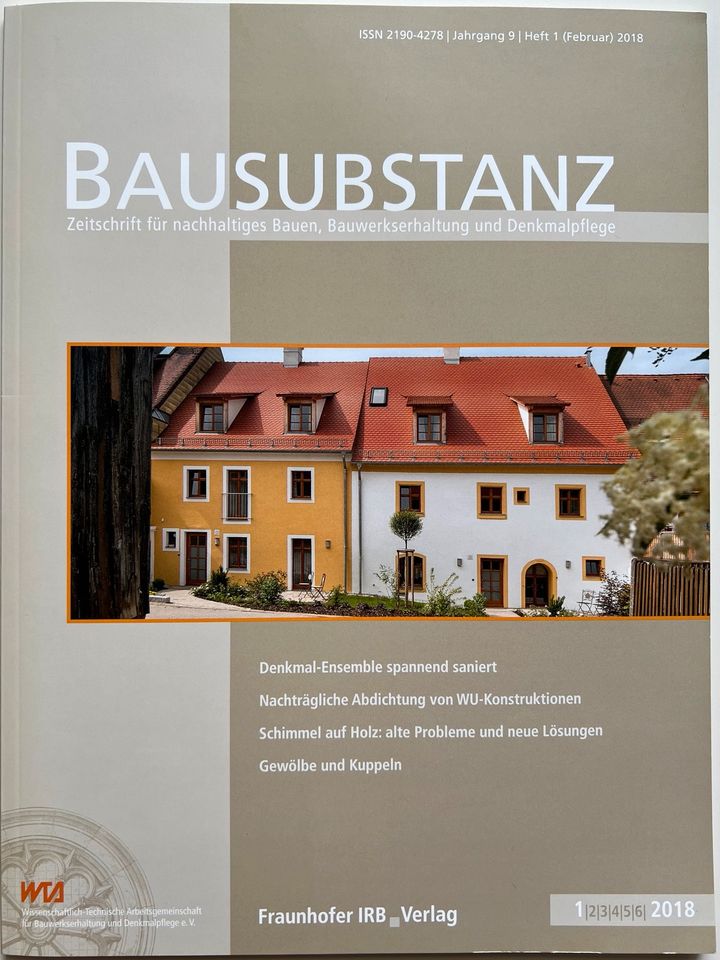 Fachzeitschrift BAUSUBSTANZ - Jahr 2018 - sechs Hefte in Hamburg