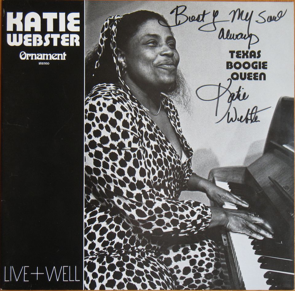LP Katie Webster Texas Boogie Queen Live mit Autogramm - Vinyl in Seinsheim