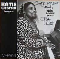 LP Katie Webster Texas Boogie Queen Live mit Autogramm - Vinyl Bayern - Seinsheim Vorschau