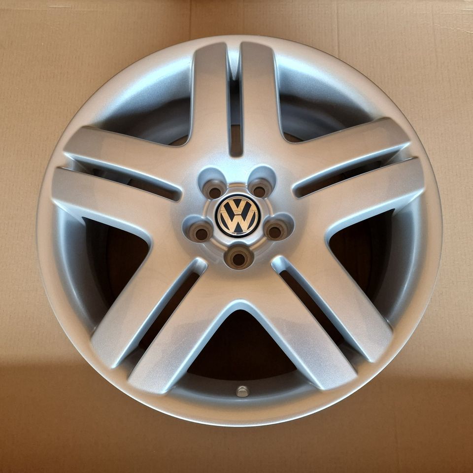 4x VW Golf IV Long Beach Alufelgen 7Jx17 ET38 5x100 1J0601025AB in Calden