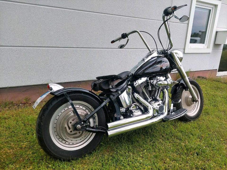Harley Davidson Fat Boy Vergaser Modell in Porta Westfalica