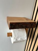 Massivholz Toilettenpapier Halter Set Badeinrichtung Sachsen - Naunhof Vorschau
