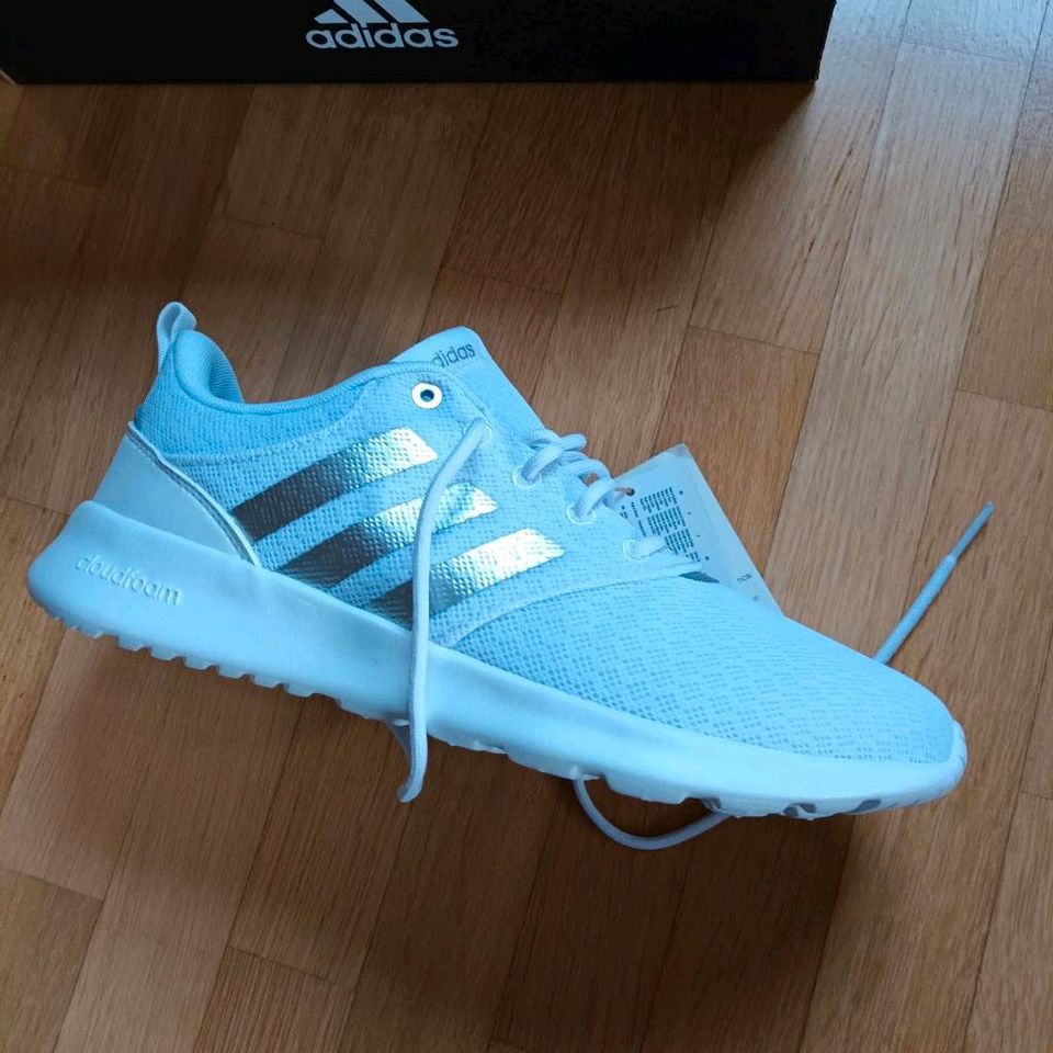 QT racer weiss Silber  adidas 40 2/3  40  40,5 41 1/3 in Michelau i. OFr.