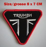 TRIUMPH logo black PATCH voor Tiger Speed Triple Trident 660 1200 Nordrhein-Westfalen - Emmerich am Rhein Vorschau