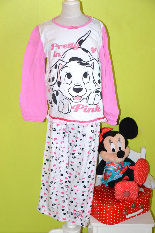 BHS at Disney Pyjama 101 Dalmatiner Schlafanzug Schlafi 128 in Weinheim