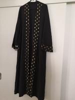 UNGETRAGEN: Mantel Kimono Jacke Blazer schwarz Muster gold Baden-Württemberg - Sindelfingen Vorschau