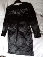 Nochmals Preis runte!!!: Schwarzes Kleid Latexoptik nur noch 7 €! Sachsen - Frohburg Vorschau