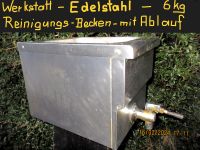 Edelstahl Becken mit Hahn für die Werkstatt - 6kg Niedersachsen - Lemgow Vorschau