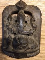 Antike Figur aus Holz, Gott Ganesh, Hinduismus, handgeschnitzt Düsseldorf - Rath Vorschau