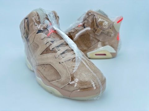 Jordan 6 Retro Travis Scott British Khaki - gebraucht in Hamburg