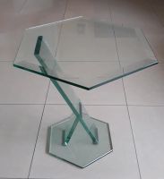 Couchtisch Beistelltisch Glas Höhe 44 cm Ø 40 cm Niedersachsen - Sarstedt Vorschau