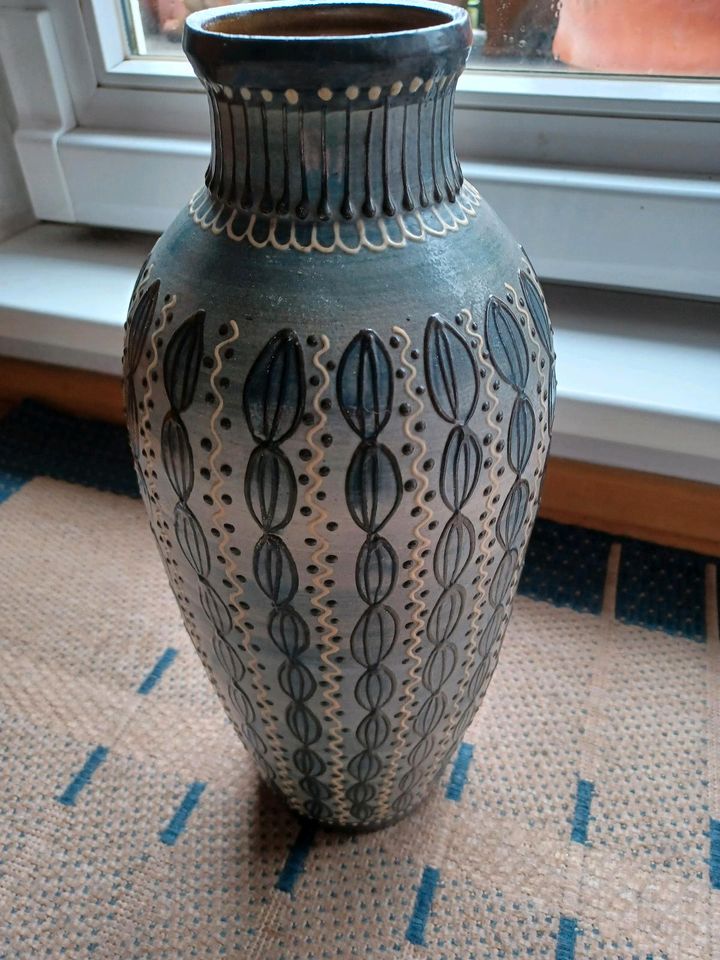 Vase, Keramik,  gross,  Pfauenauge in Berlin