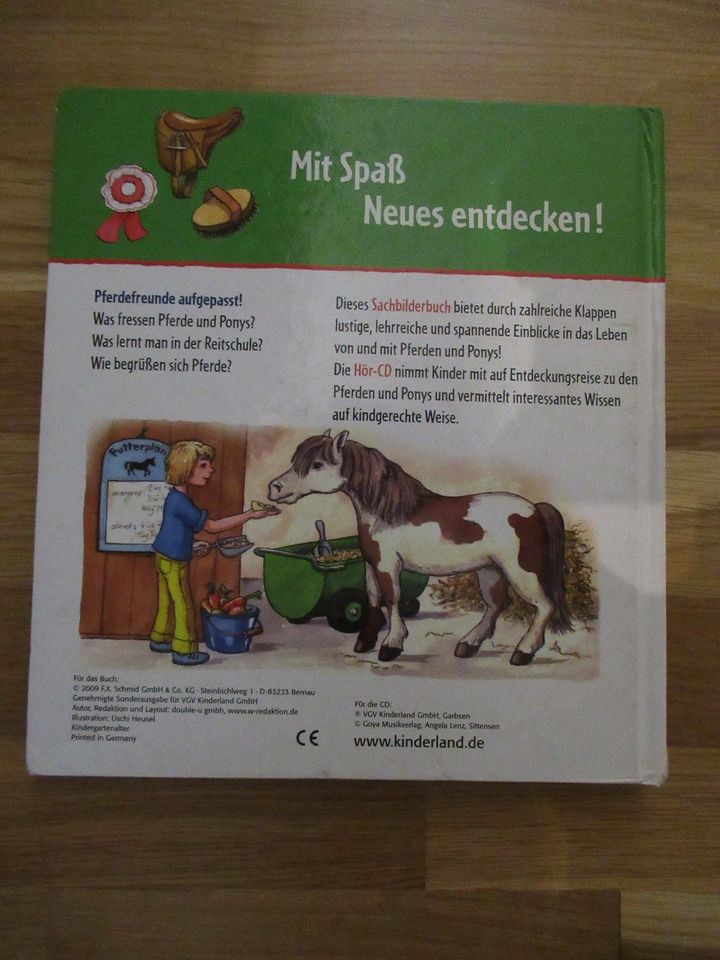 Pferde und Ponys,Entdeckerklappen,Hören und Sehen, Die Welt verst in Zeiskam