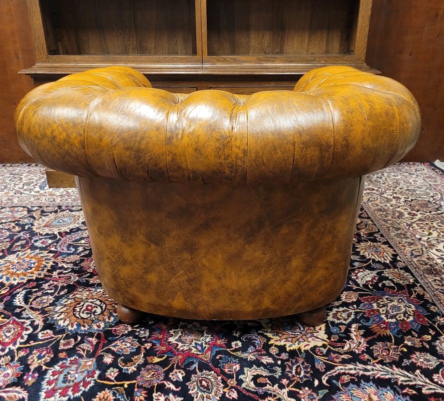 Chesterfield 1-sitzer sofa Cognac braun couch in Brüggen