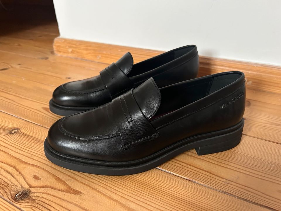 Marc O’Polo Schuhe Leder schwarz Loafer Gr. 38 in Wriezen