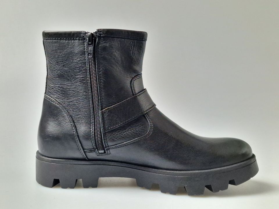 Buffalo London, Leder Boots / Bikerstiefelette Damen, NEU Outlet in Beckum