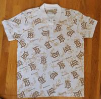 Burberry Poloshirt weiß gemustert Größe XXL Nordrhein-Westfalen - Arnsberg Vorschau