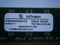 HP 512MB SDRAM DDR 333 Mhz 184-Pin (704) Hamburg-Mitte - Hamburg St. Georg Vorschau