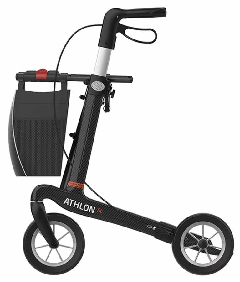 Rehasense Carbon Ultraleicht Rollator ATHLON SL Soft-Räder in Pyrbaum