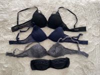 Kleidungspaket Damen BH BH‘s 85 B H&M Lascana schwarz blau grau Hessen - Limburg Vorschau