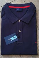 Neu* Gant Contrast Collar Piqué Poloshirt Gr.L persian blue bl Baden-Württemberg - Schorndorf Vorschau
