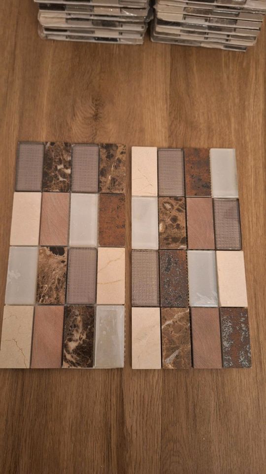 Vabene Mosaikfliese Pronto Uno Beige 15 cm x 30 cm in Wiesbaden