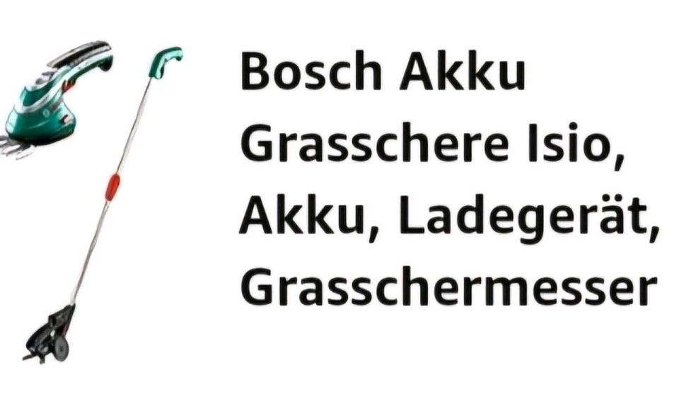 Bosch Akku-Grasscheren mit  Teleskopst und Strauchscheren-Aufsatz in Homberg