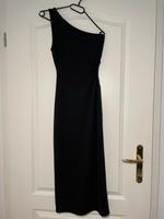 Schwarzes One Shoulder Maxi Kleid Mitte - Tiergarten Vorschau
