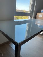 Schreibtisch mit Milchglasplatte, 180*85*75 cm Rheinland-Pfalz - Gau-Bischofsheim Vorschau