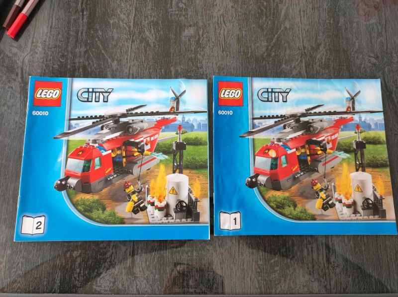 Nur die Lego Bauanleitung 60010 city Feuerwehr Helikopter Heft1&2 in  Wuppertal - Oberbarmen | Lego & Duplo günstig kaufen, gebraucht oder neu |  eBay Kleinanzeigen ist jetzt Kleinanzeigen