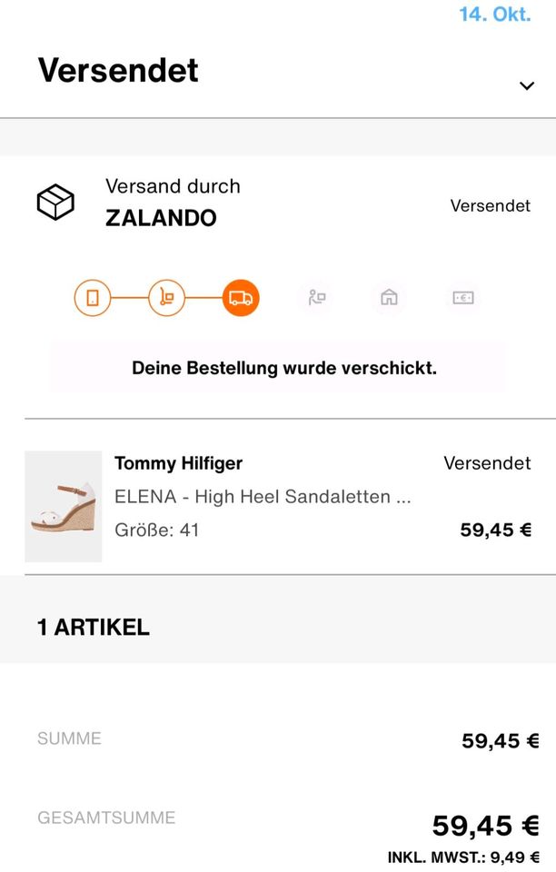 Tommy Hilfiger High Heel Sandaletten Elena in Gr. 41 in Essen