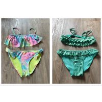 Bikini H&M 146 152 Batik mint gold Rüschen Bayern - Megesheim Vorschau