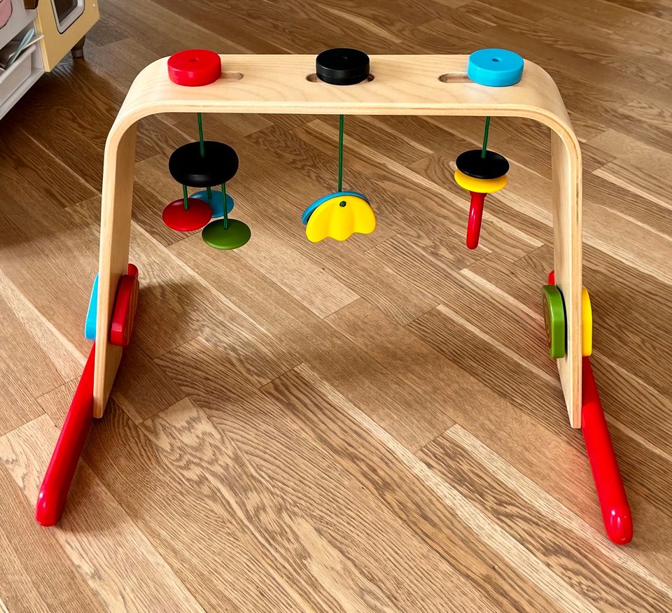 Babygymnastikcenter Spielbogen LEKA von IKEA; Birke bunt in Heist