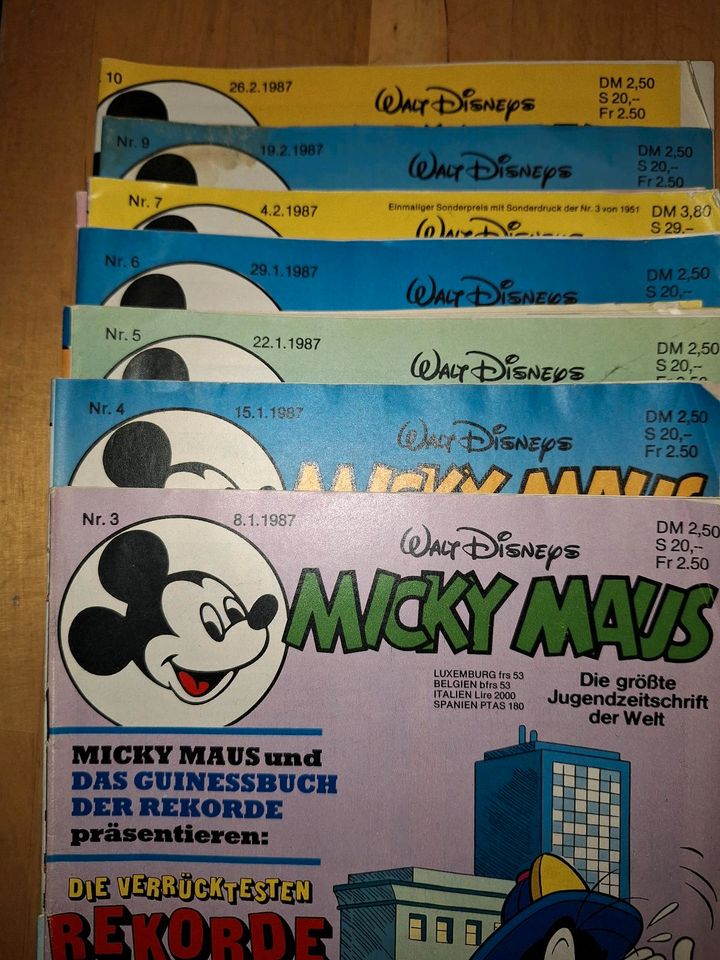 Micky Maus Comics, Jahr 1987 in Berlin