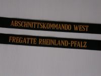 Mützenbänder: Fregatte Rheinland-Pfalz.  Abschnittskommmando West Niedersachsen - Bienenbüttel Vorschau