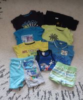 9 Teile Sommer-Paket T-Shirt kurze Hose Shorts Palmen Meer 86/92 Bayern - Gilching Vorschau