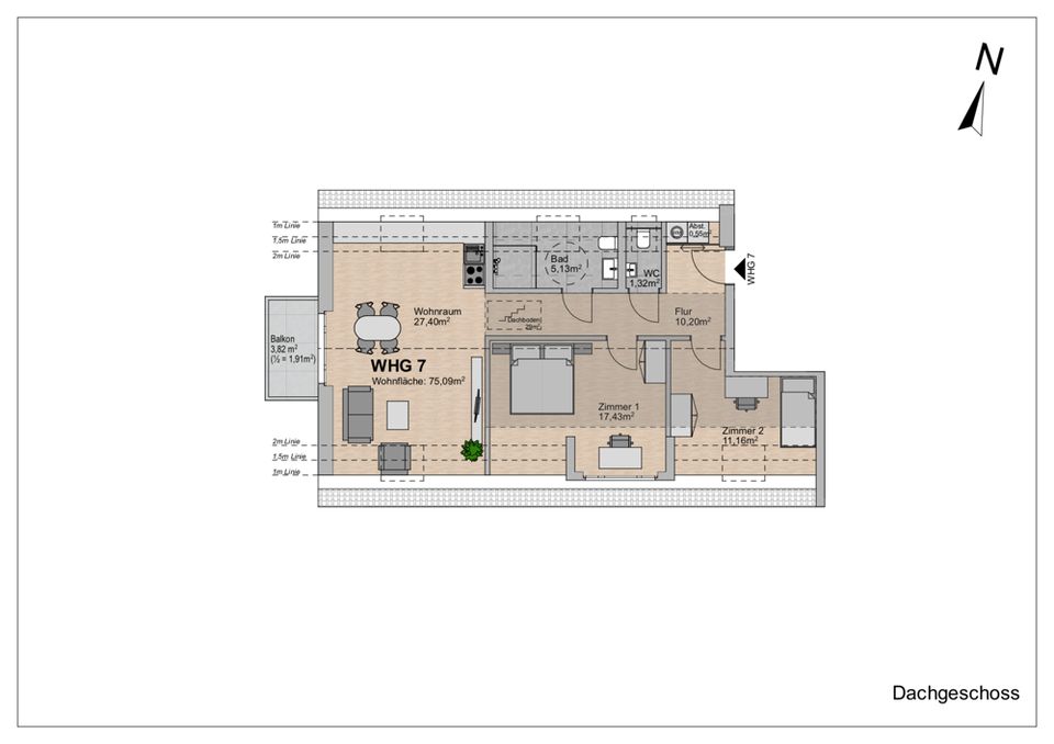KfW-Förderung möglich! Laatzen: Schlüsselfertige 4-Zimmer-Neubauwohnung mit Balkon. in Laatzen