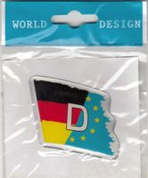 Autoaufkleber " - D - mit Europa - Flagge. Biegsam. Bayern - Stein Vorschau