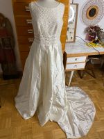 Vintage Brautkleid Wildseide gr. 42 NEU und ungetragen Bayern - Rosenheim Vorschau